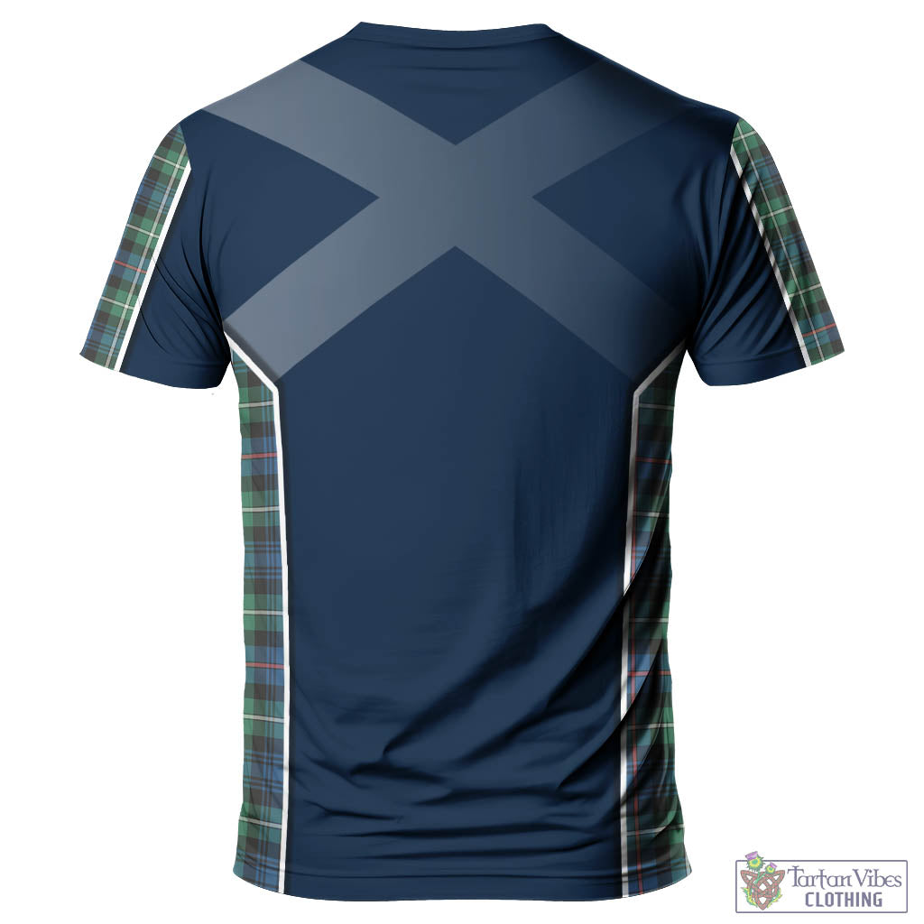 Tartan Vibes Clothing Baillie Ancient Tartan T-Shirt with Family Crest and Lion Rampant Vibes Sport Style