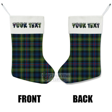 Baillie (Bailey) Tartan Christmas Stocking with Personalized Text