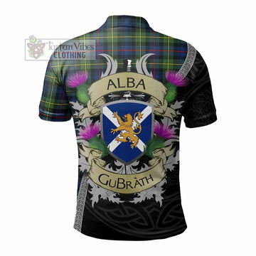 Baillie (Bailey) Tartan Family Crest Polo Shirt Lion Rampant Royal Thistle Shield Celtic Inspired - Tartan Vibes Clothing