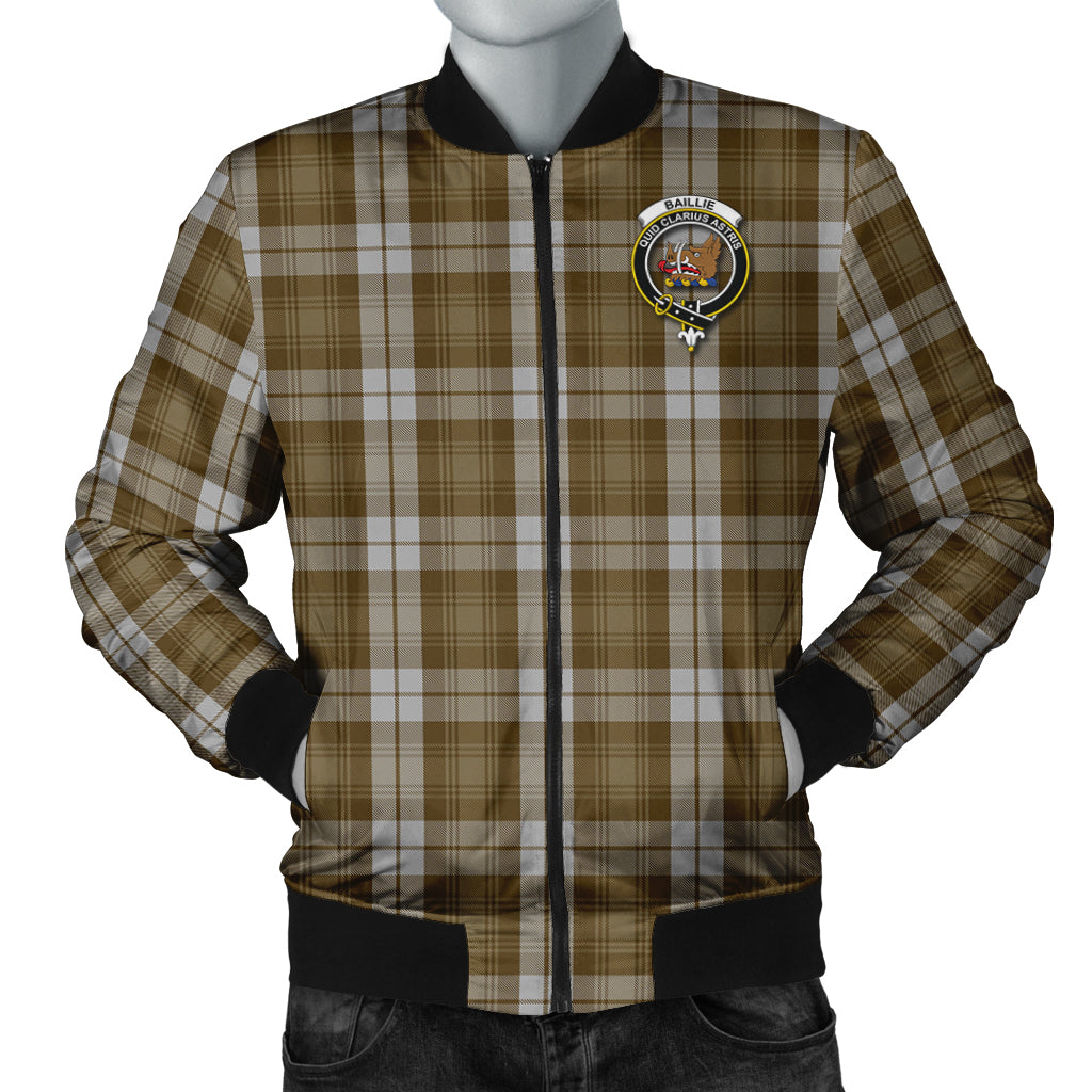 Baillie Dress Tartan Bomber Jacket with Family Crest Unisex - Tartanvibesclothing