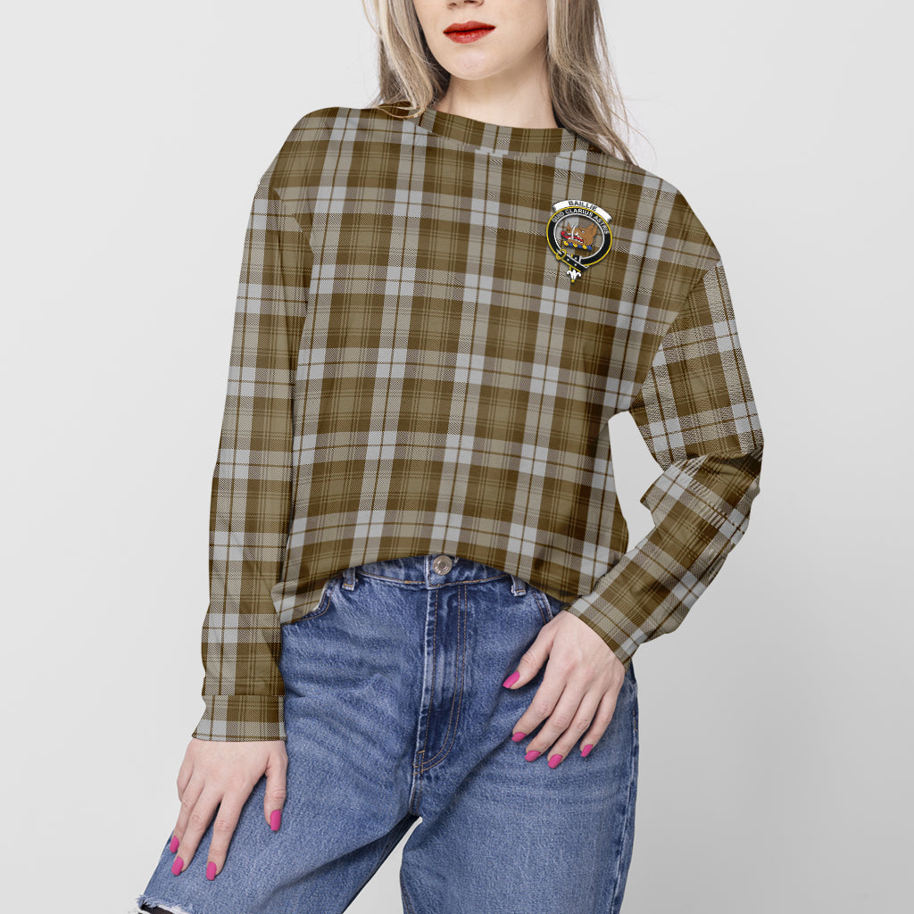 Baillie Dress Tartan Sweatshirt with Family Crest - Tartan Vibes Clothing