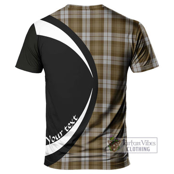 Baillie Dress Tartan T-Shirt with Family Crest Circle Style