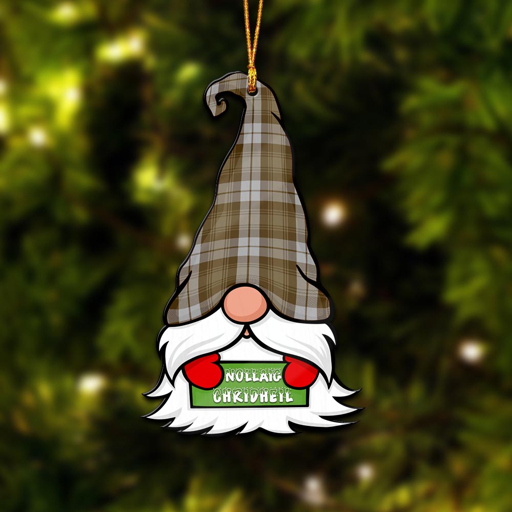 Baillie Dress Gnome Christmas Ornament with His Tartan Christmas Hat - Tartanvibesclothing