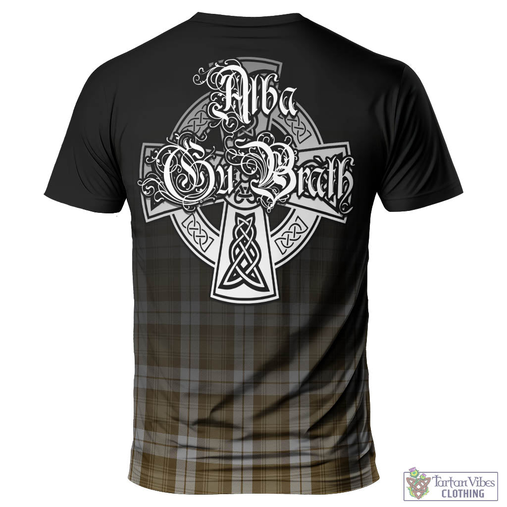 Tartan Vibes Clothing Baillie Dress Tartan T-Shirt Featuring Alba Gu Brath Family Crest Celtic Inspired