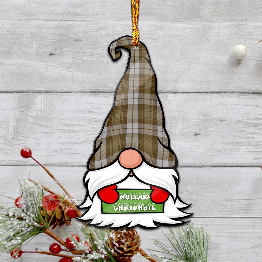 Baillie Dress Gnome Christmas Ornament with His Tartan Christmas Hat - Tartanvibesclothing