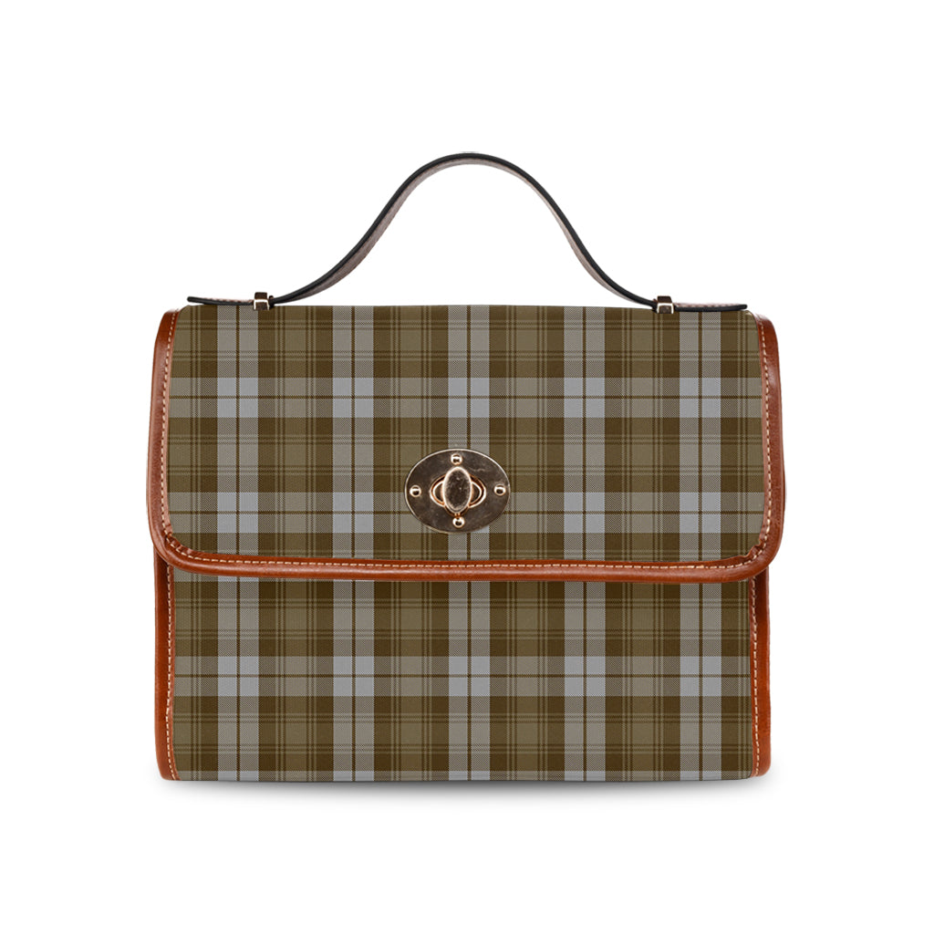 Baillie Dress Tartan Leather Strap Waterproof Canvas Bag - Tartanvibesclothing