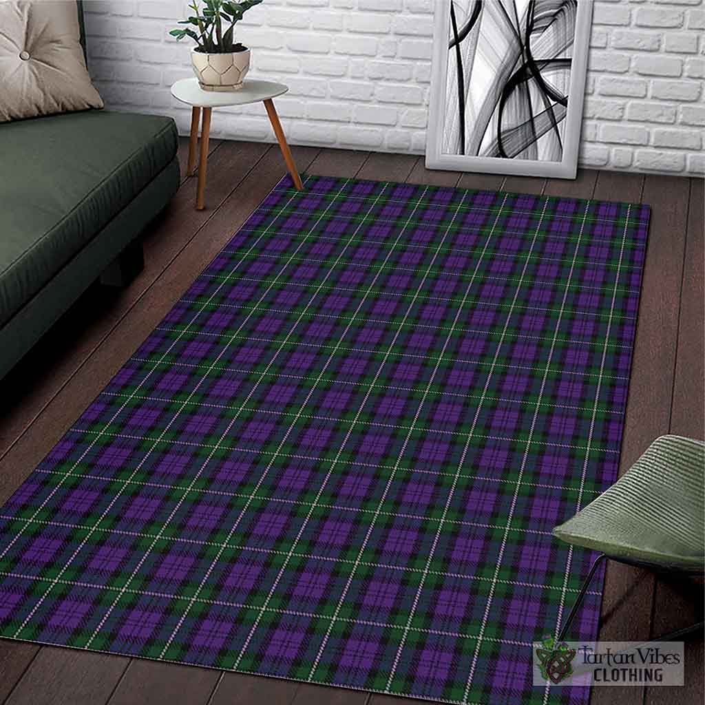 Tartan Vibes Clothing Baillie Highland Society Tartan Area Rug