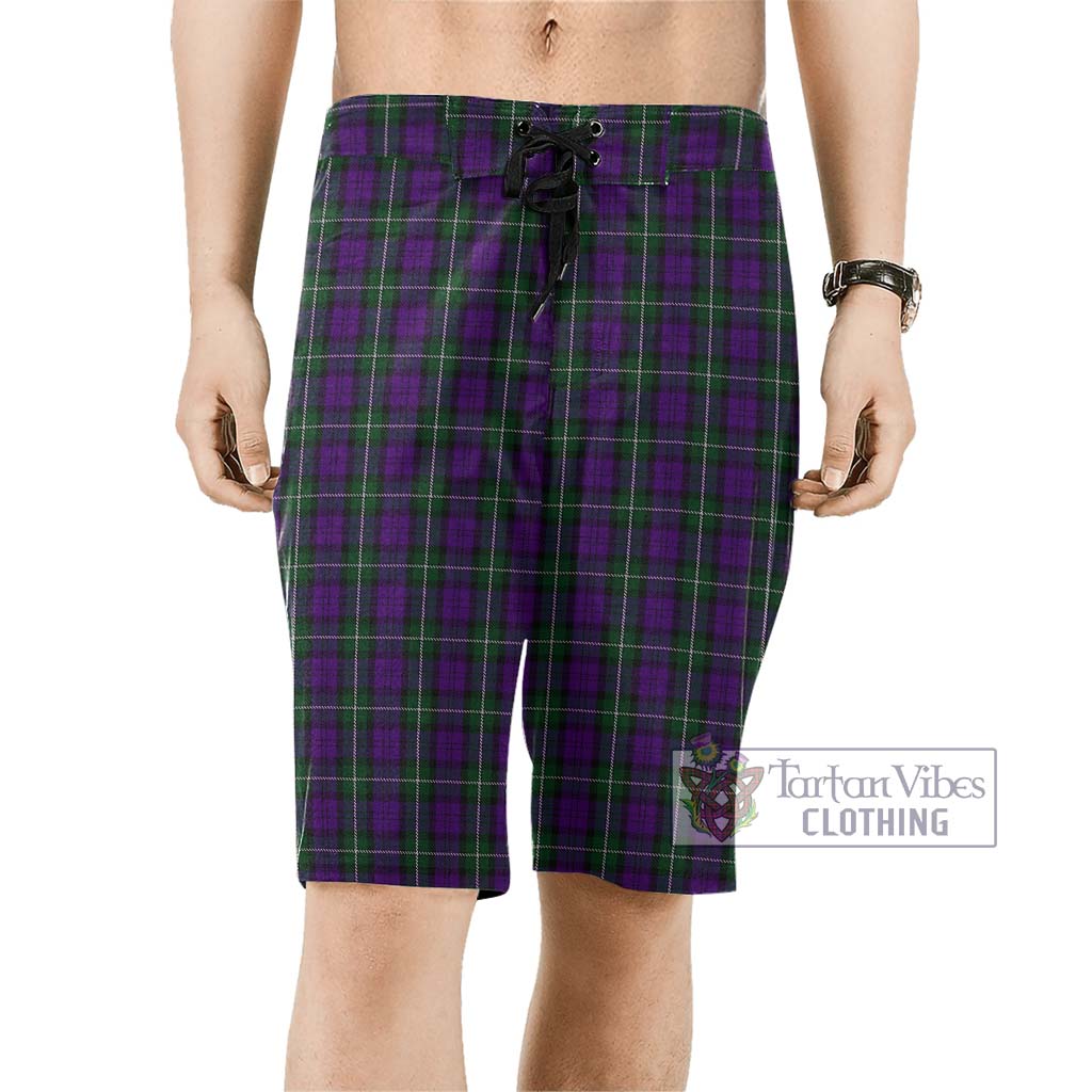 Baillie Highland Society Tartan Men's Board Shorts Men - Tartan Vibes Clothing