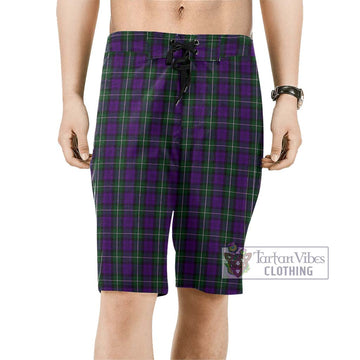 Baillie Highland Society Tartan Men's Board Shorts