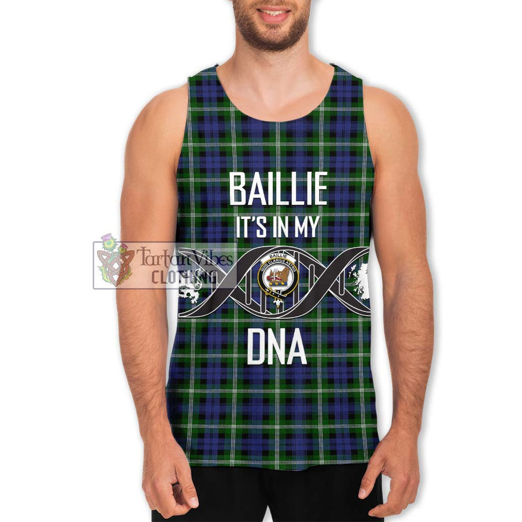 Baillie (Bailey) Tartan Men's Tank Top with Family Crest DNA In Me Style Men - Tartanvibesclothing Shop