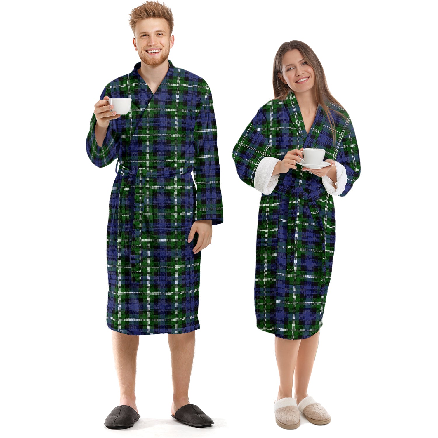 Baillie (Bailey) Tartan Bathrobe Unisex S - Tartan Vibes Clothing