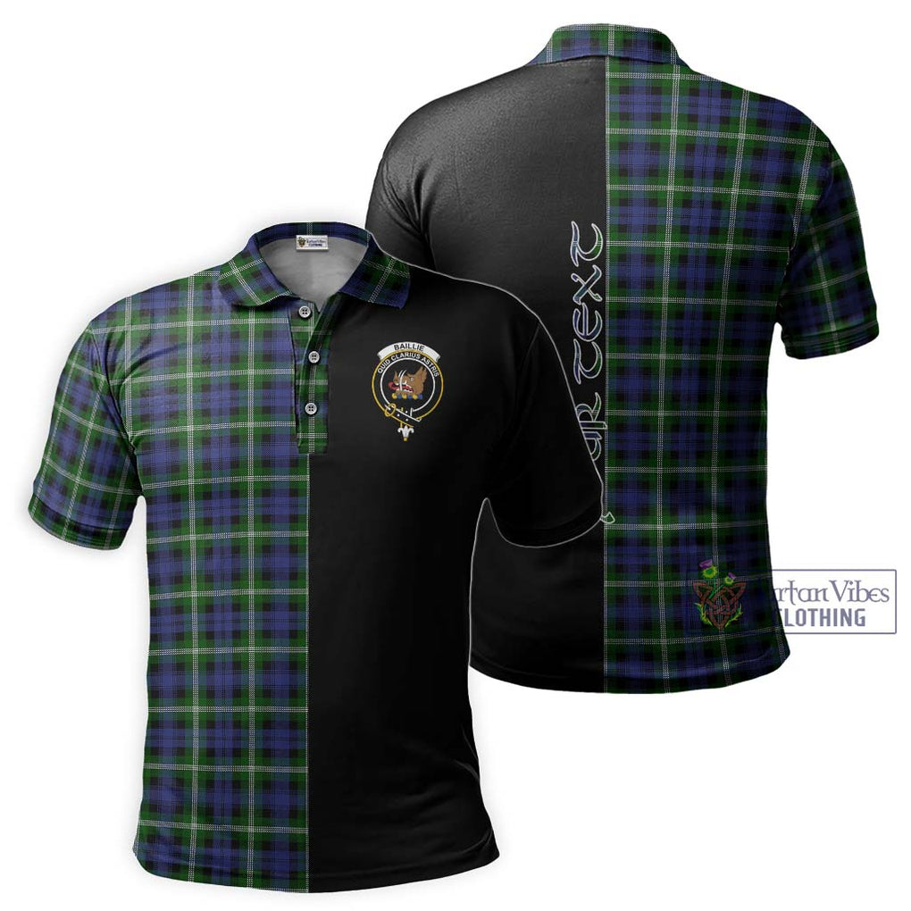 Baillie (Bailey) Tartan Polo Shirt with Family Crest and Half Of Me Style Kid - Tartanvibesclothing Shop