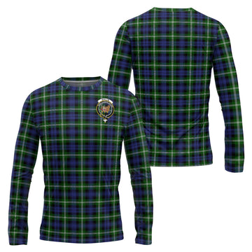 Baillie (Bailey) Tartan Long Sleeve T-Shirt with Family Crest