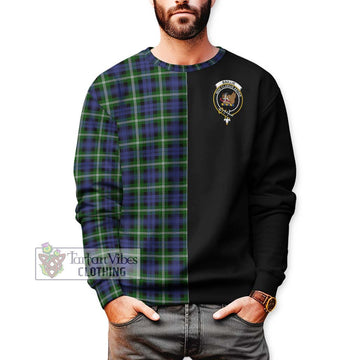 Baillie (Bailey) Tartan Sweatshirt with Family Crest and Half Of Me Style