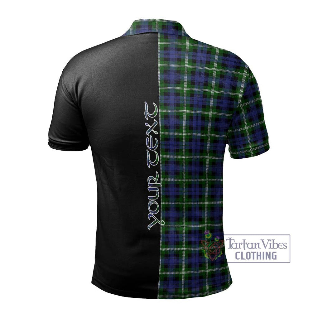 Baillie (Bailey) Tartan Polo Shirt with Family Crest and Half Of Me Style - Tartanvibesclothing Shop