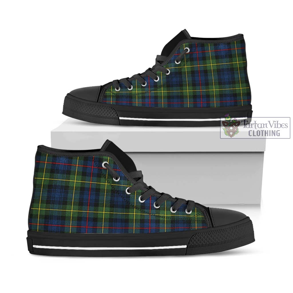 Tartan Vibes Clothing Baillie Modern Tartan High Top Shoes