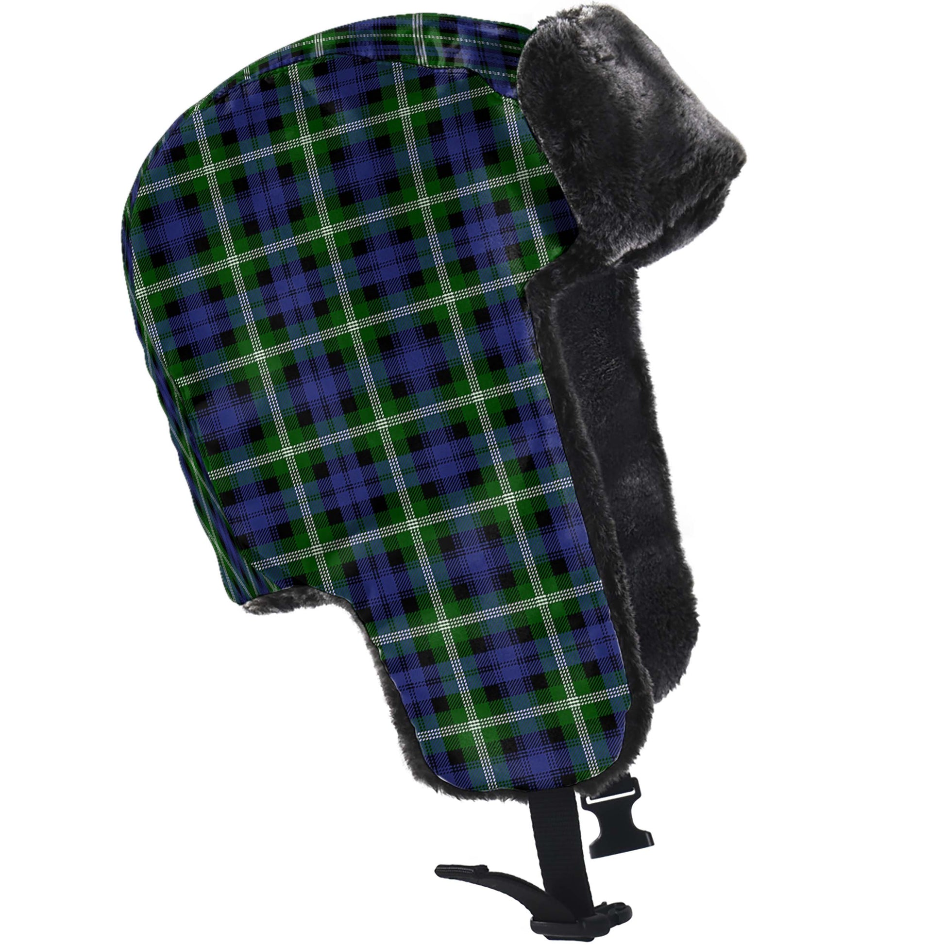 Baillie Modern Tartan Winter Trapper Hat - Tartanvibesclothing