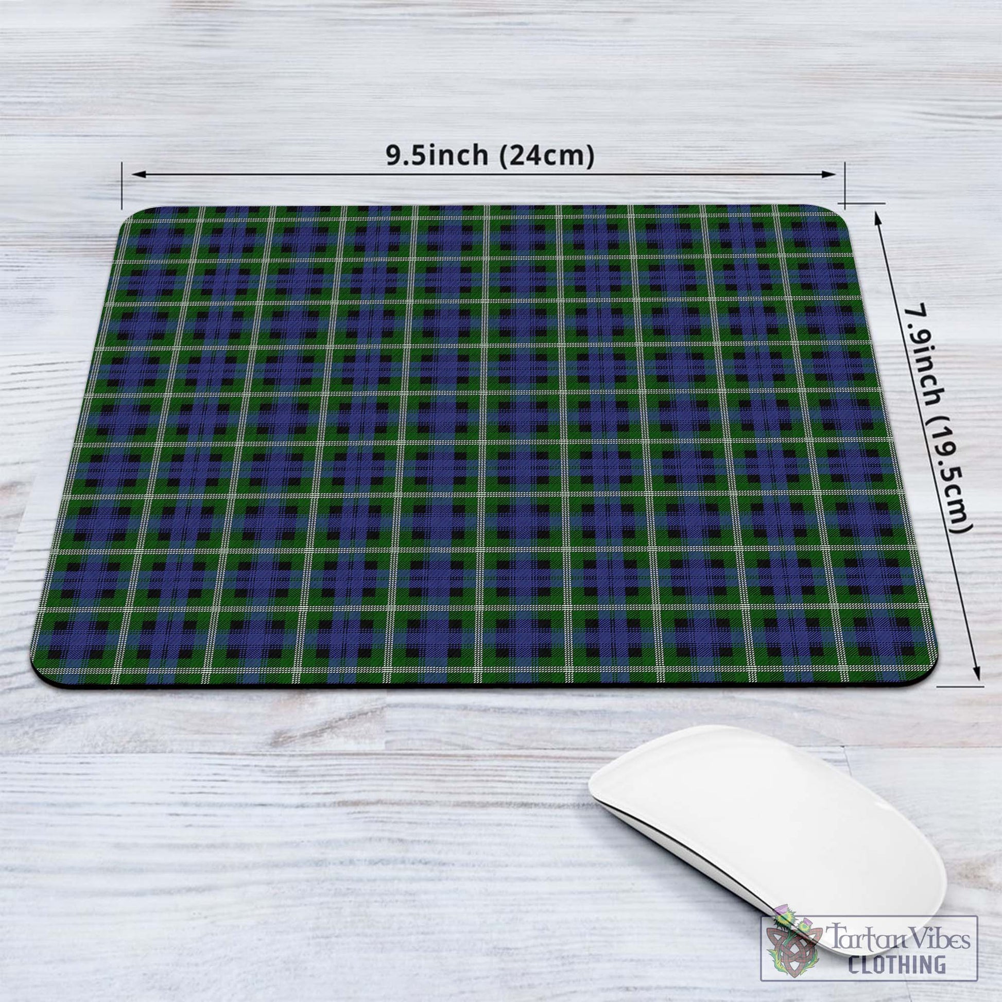 Tartan Vibes Clothing Baillie Modern Tartan Mouse Pad