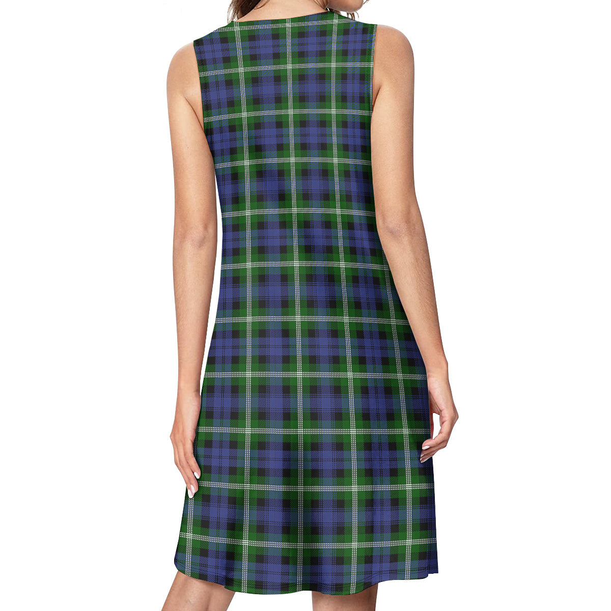 Baillie Modern Tartan Womens Casual Dresses - Tartanvibesclothing