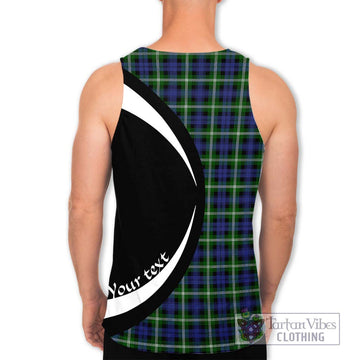 Baillie (Bailey) Tartan Men's Tank Top with Family Crest Circle Style