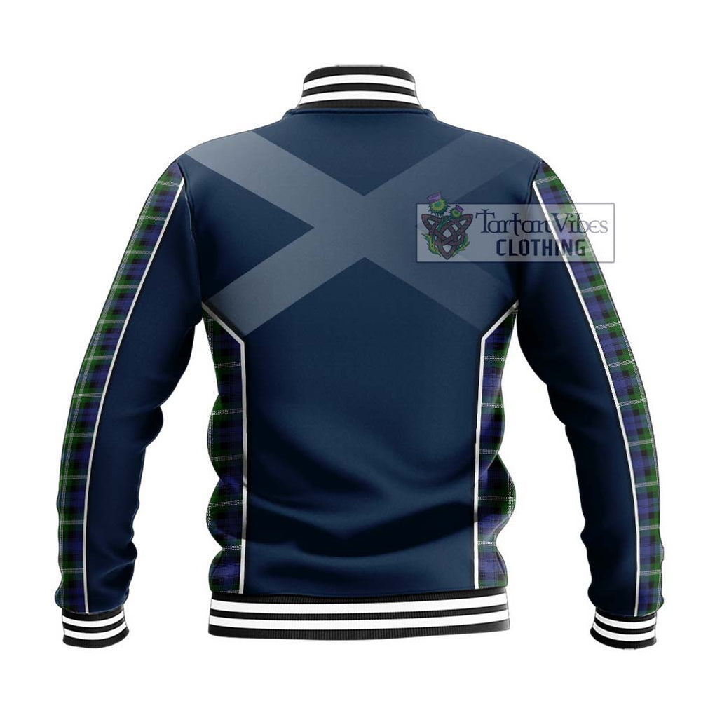 Baillie (Bailey) Tartan Baseball Jacket with Family Crest and Lion Rampant Vibes Sport Style - Tartan Vibes Clothing