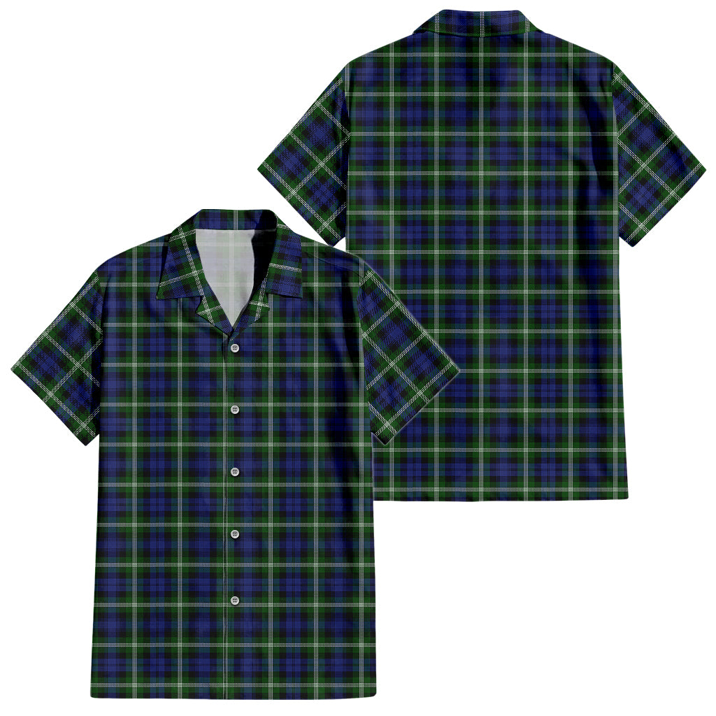 Baillie Modern Tartan Short Sleeve Button Down Shirt - Tartanvibesclothing