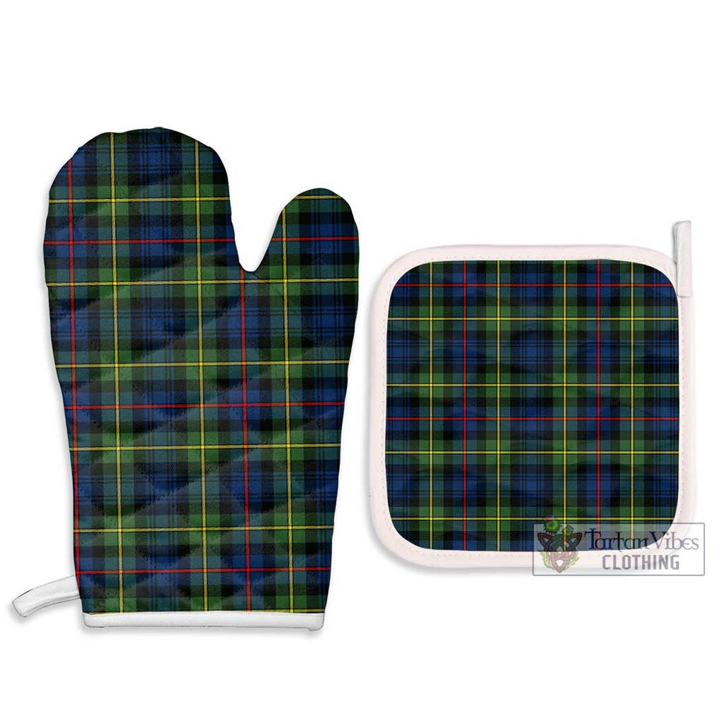 Baillie (Bailey) Tartan Combo Oven Mitt & Pot-Holder Combo 1 Oven Mitt & 2 Pot-Holder White - Tartan Vibes Clothing