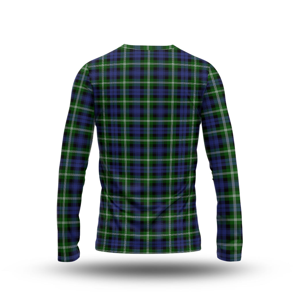 Baillie Modern Tartan Long Sleeve T-Shirt with Family Crest - Tartanvibesclothing