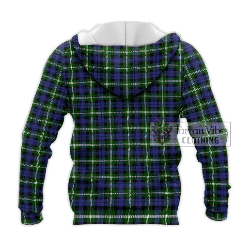 Baillie (Bailey) Tartan Knitted Hoodie with Family Crest DNA In Me Style - Tartanvibesclothing Shop