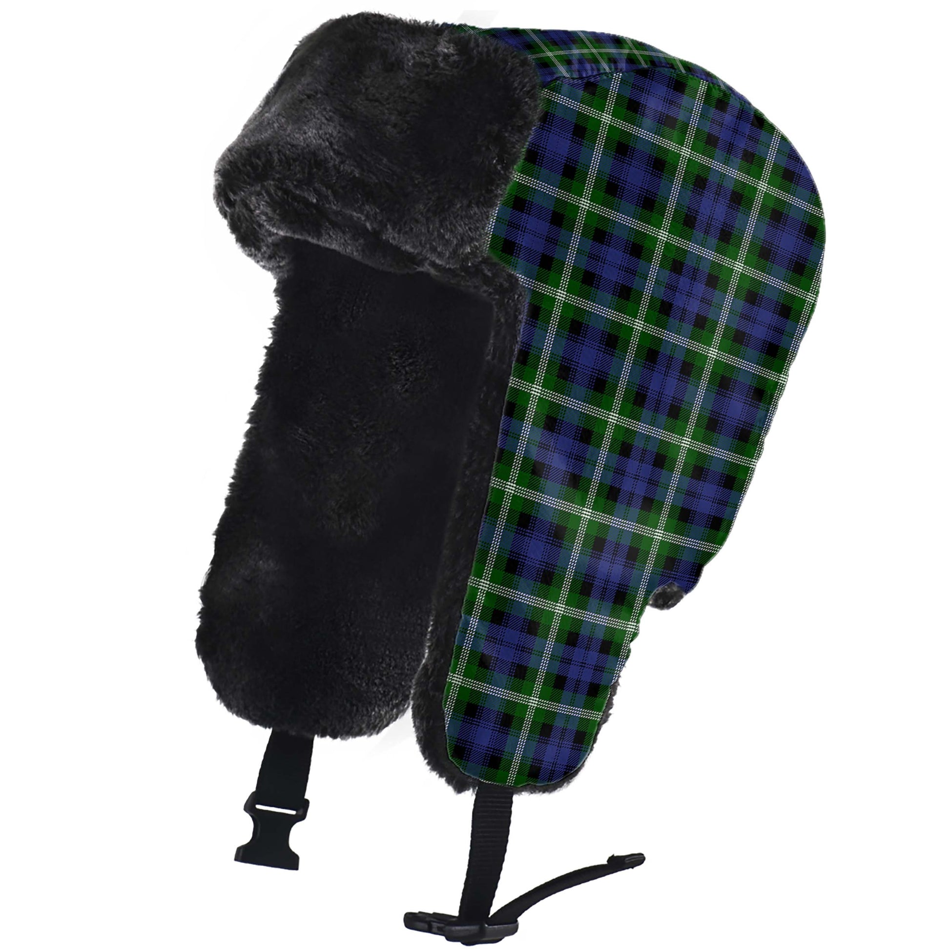 Baillie Modern Tartan Winter Trapper Hat - Tartanvibesclothing