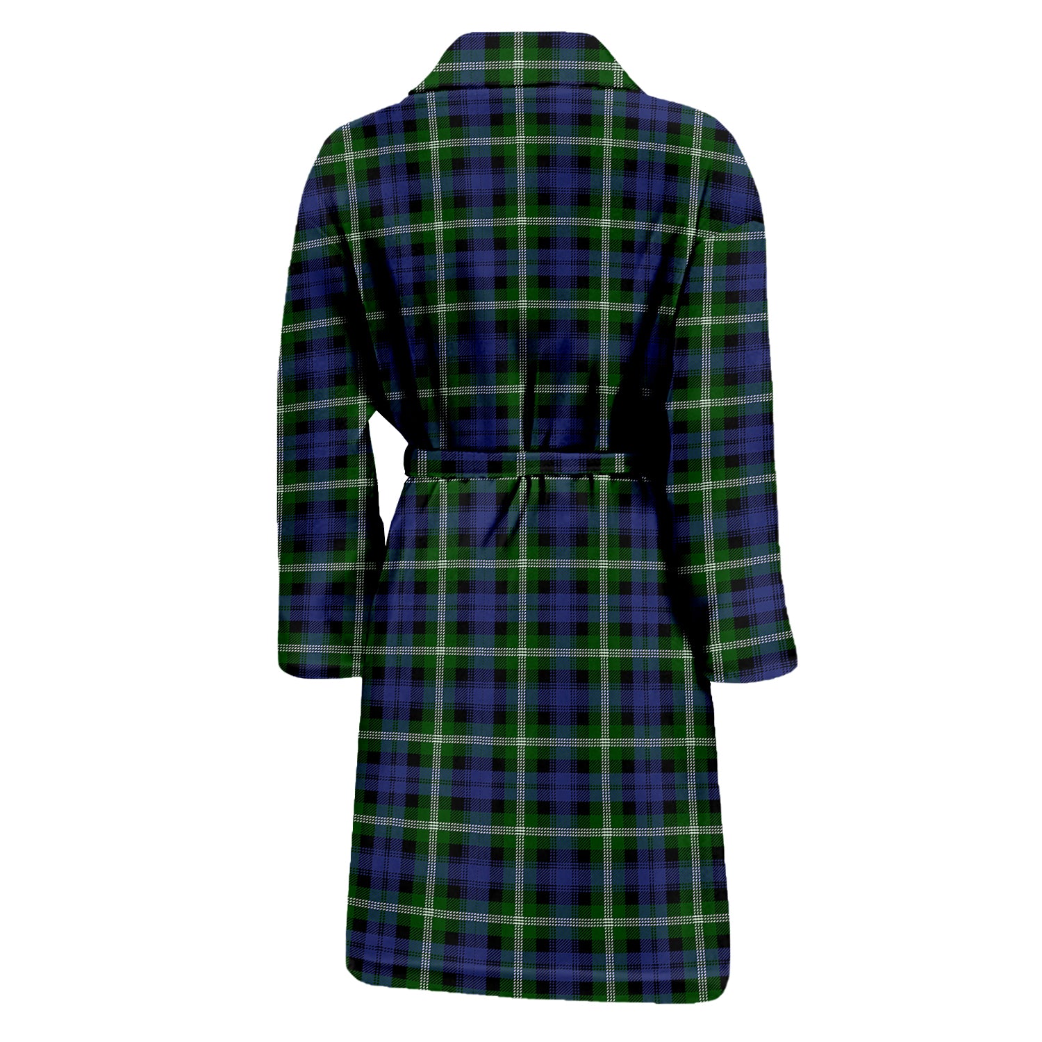 Baillie (Bailey) Tartan Bathrobe with Family Crest - Tartan Vibes Clothing