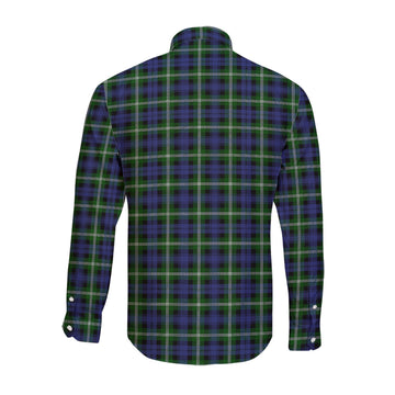 Baillie (Bailey) Tartan Long Sleeve Button Up Shirt with Family Crest