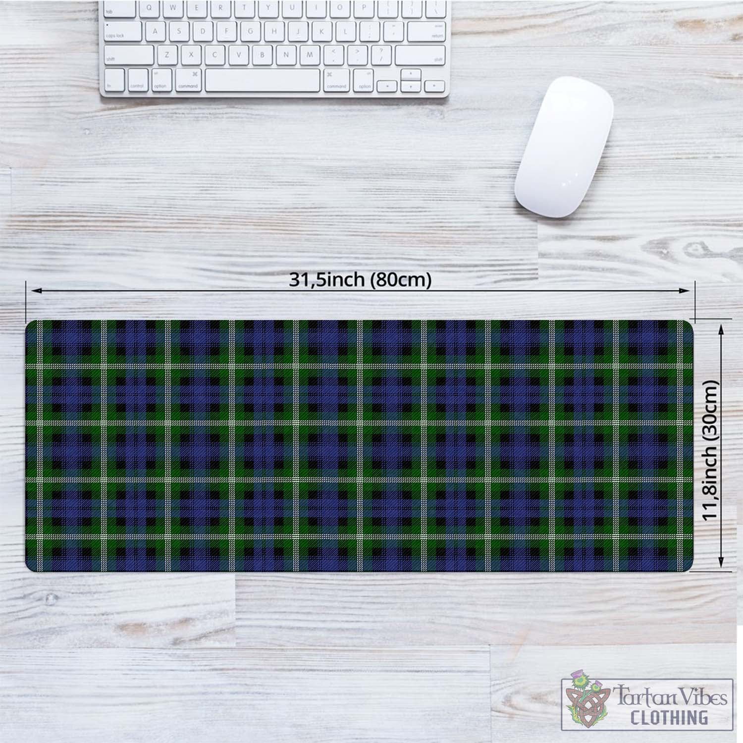 Tartan Vibes Clothing Baillie Modern Tartan Mouse Pad