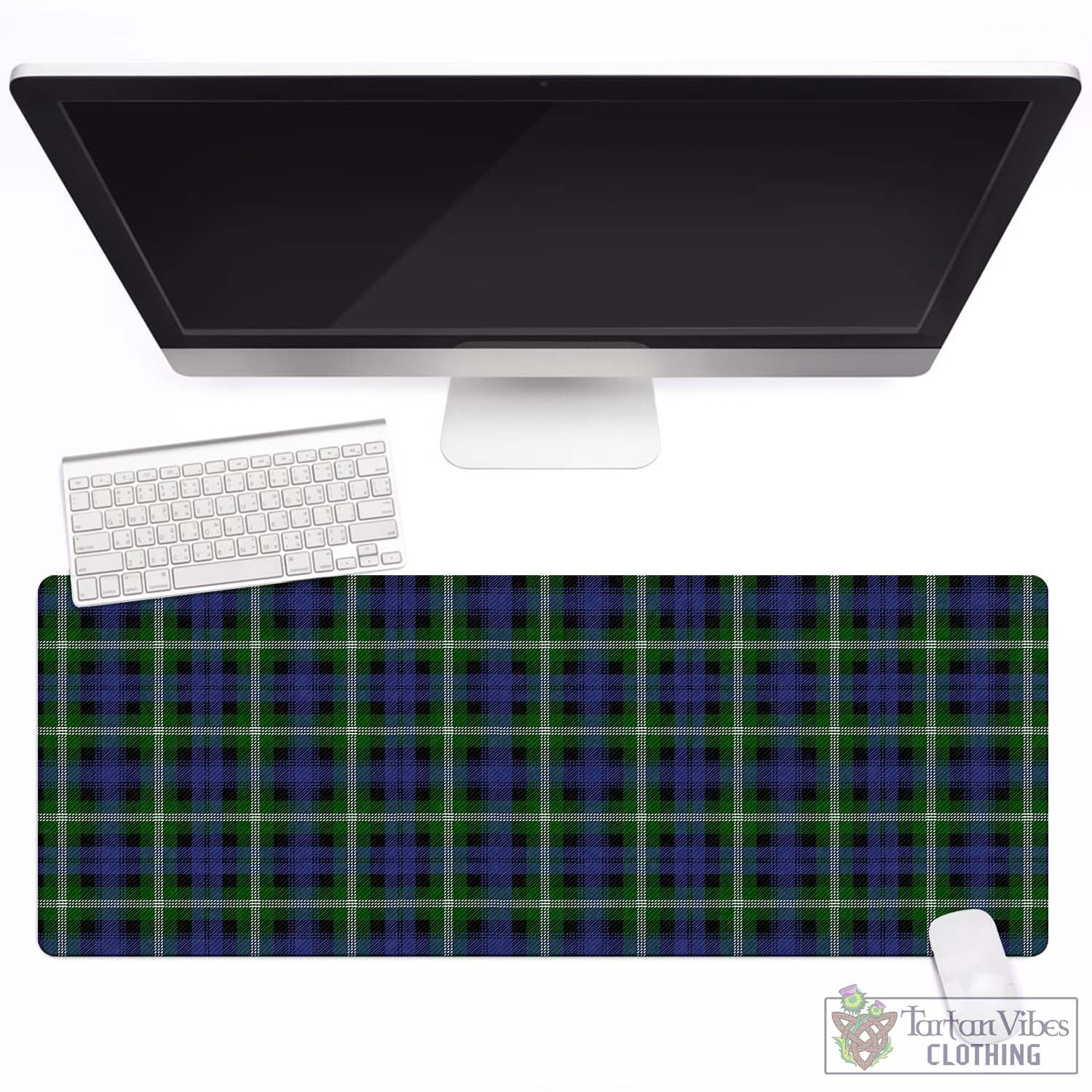 Tartan Vibes Clothing Baillie Modern Tartan Mouse Pad