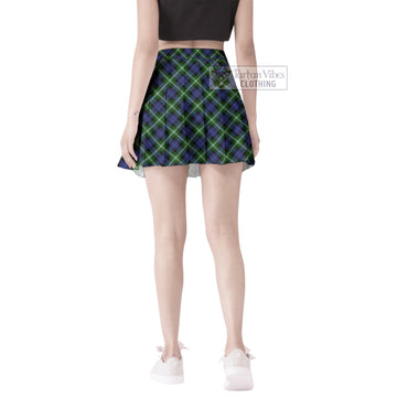 Baillie of Polkemmet Tartan Women's Plated Mini Skirt