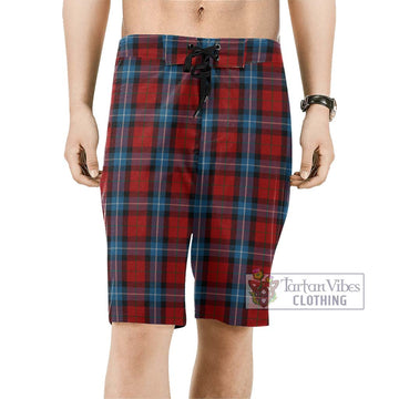 Baillie of Polkemmet Red Tartan Men's Board Shorts