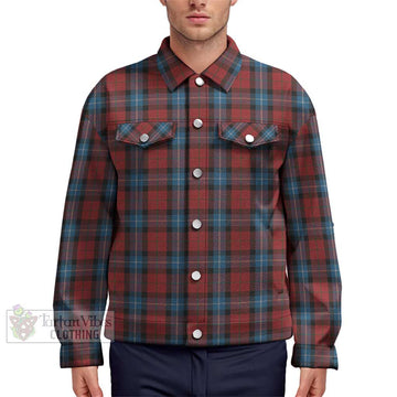 Baillie of Polkemmet Red Tartan Unisex Lapel Cotton Jacket