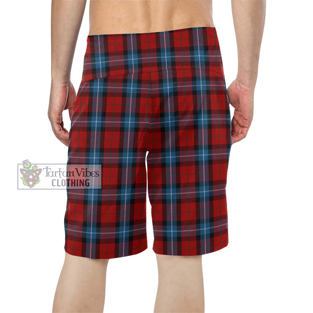 Baillie of Polkemmet Red Tartan Men's Board Shorts - Tartan Vibes Clothing