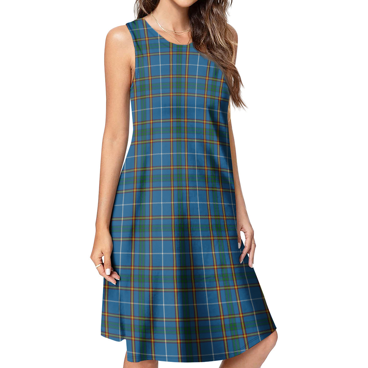 Bain Tartan Womens Casual Dresses - Tartanvibesclothing