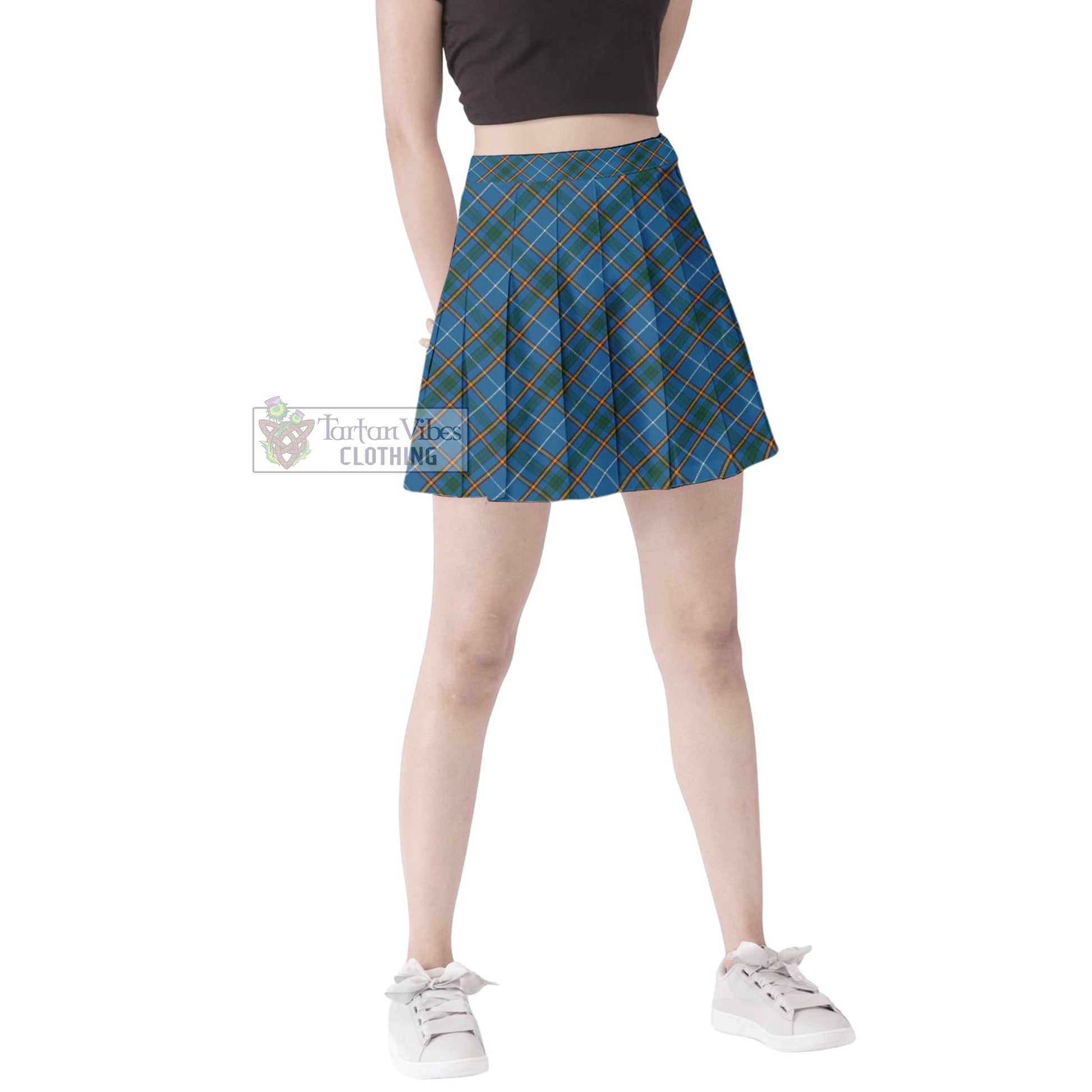 Tartan Vibes Clothing Bain Tartan Women's Plated Mini Skirt