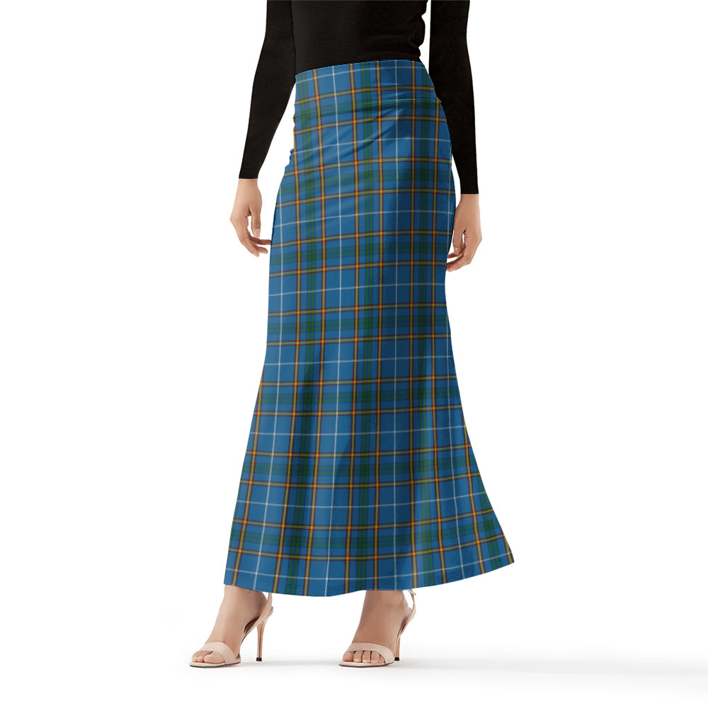 Bain Tartan Womens Full Length Skirt Female - Tartanvibesclothing