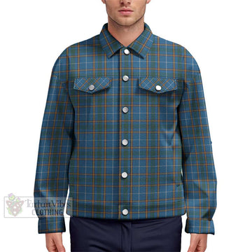 Bain Tartan Unisex Lapel Cotton Jacket