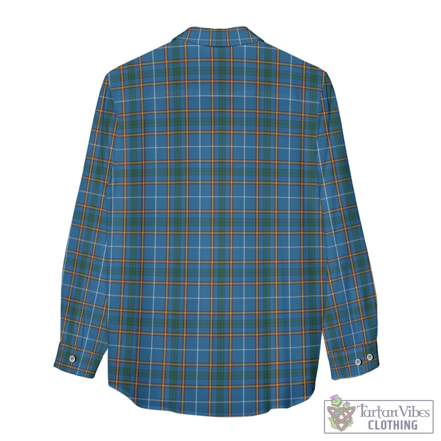 Tartan Vibes Clothing Bain Tartan Womens Casual Shirt with Family Crest