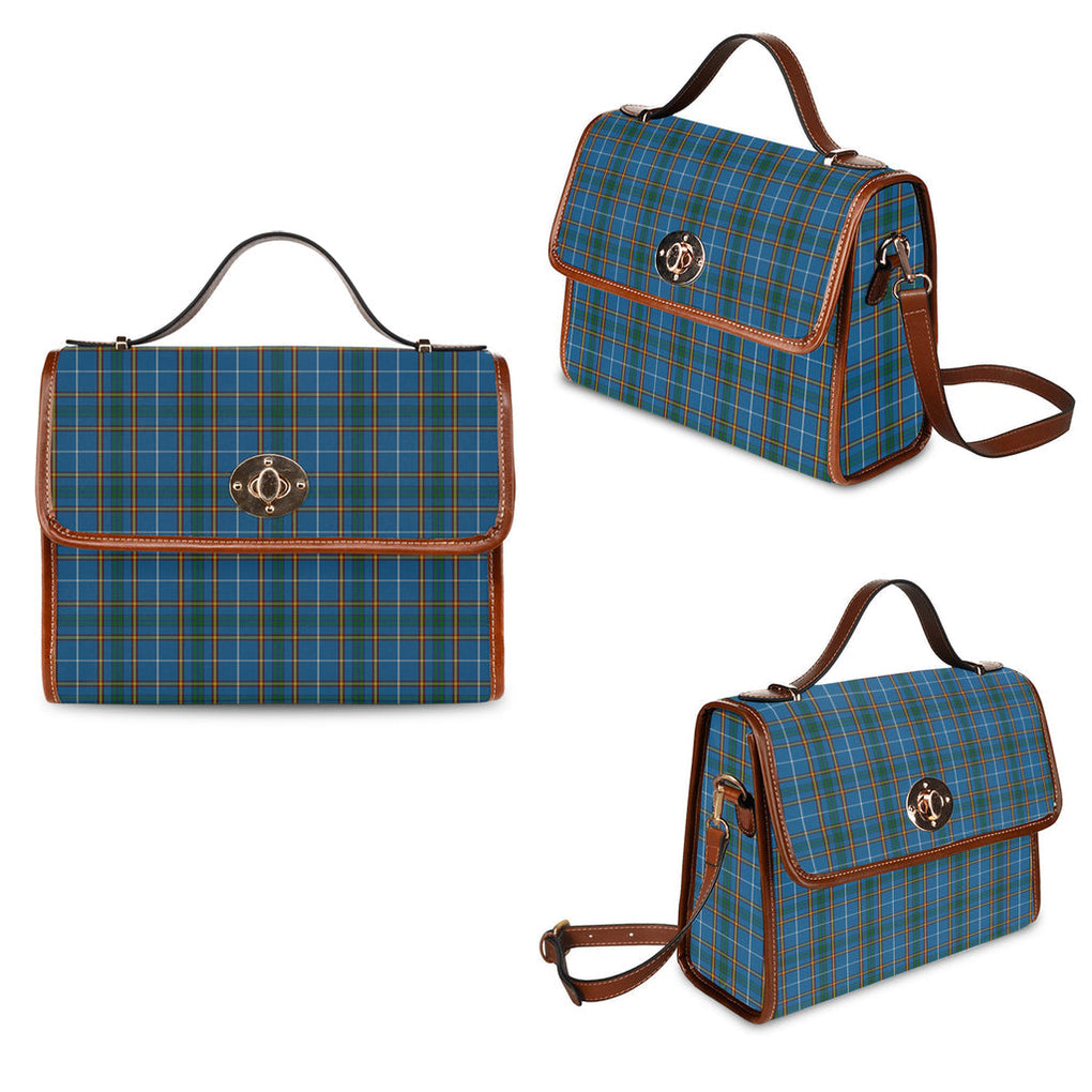 Bain Tartan Leather Strap Waterproof Canvas Bag - Tartanvibesclothing