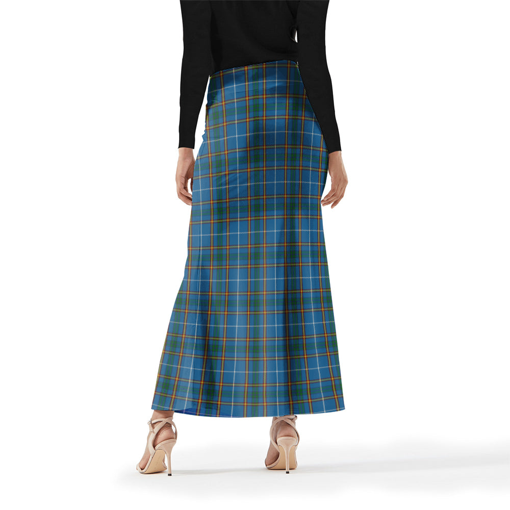 Bain Tartan Womens Full Length Skirt - Tartanvibesclothing