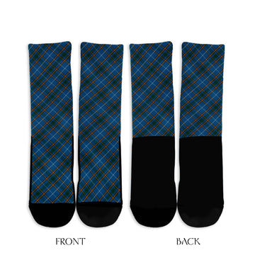 Bain Tartan Crew Socks Cross Style