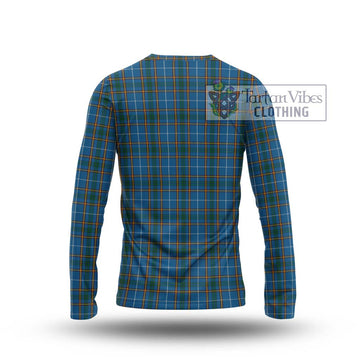 Bain Tartan Long Sleeve T-Shirt with Family Crest DNA In Me Style - Tartan Vibes Clothing