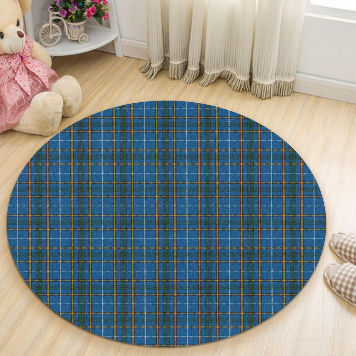Bain Tartan Round Rug - Tartan Vibes Clothing