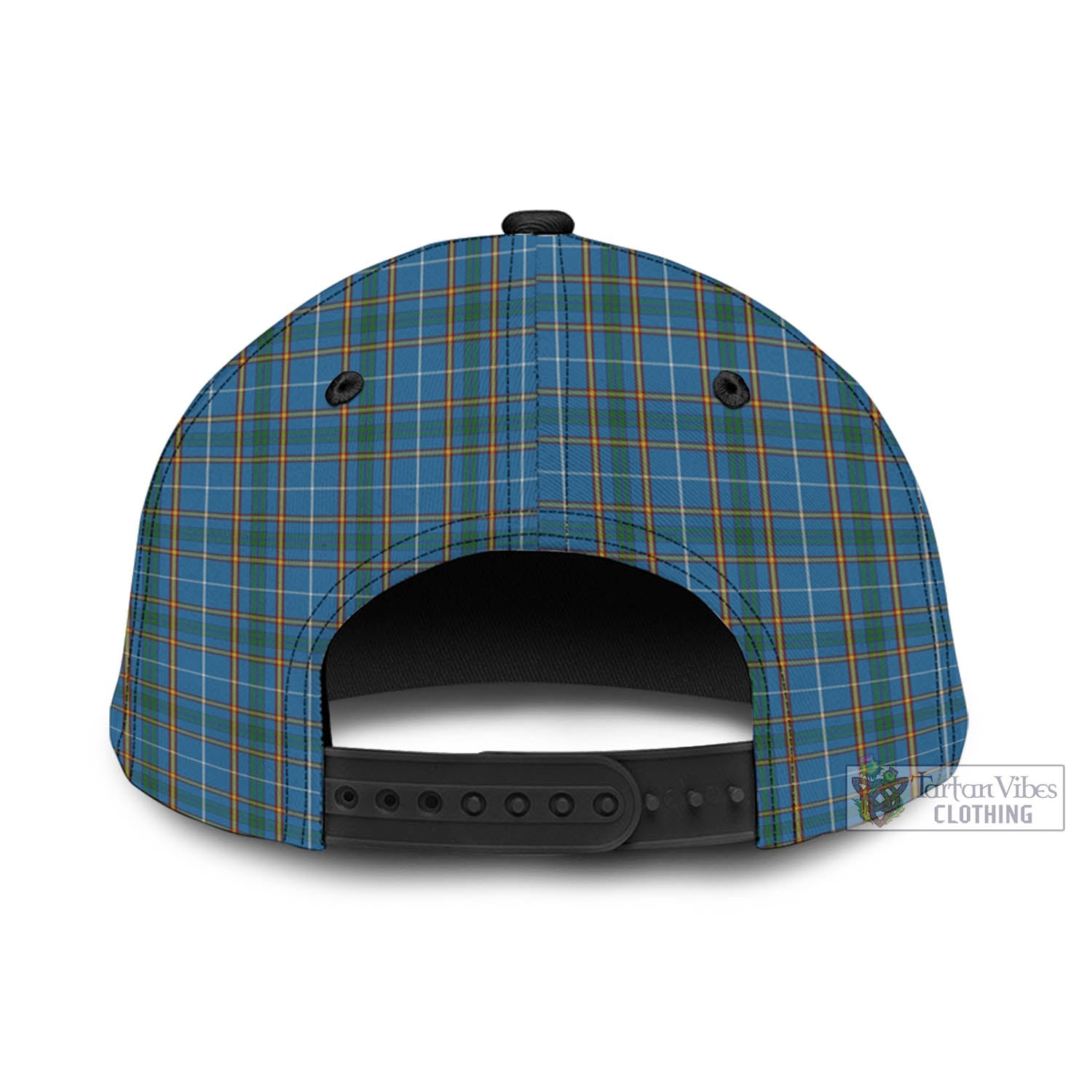 Tartan Vibes Clothing Bain Tartan Classic Cap with Family Crest In Me Style