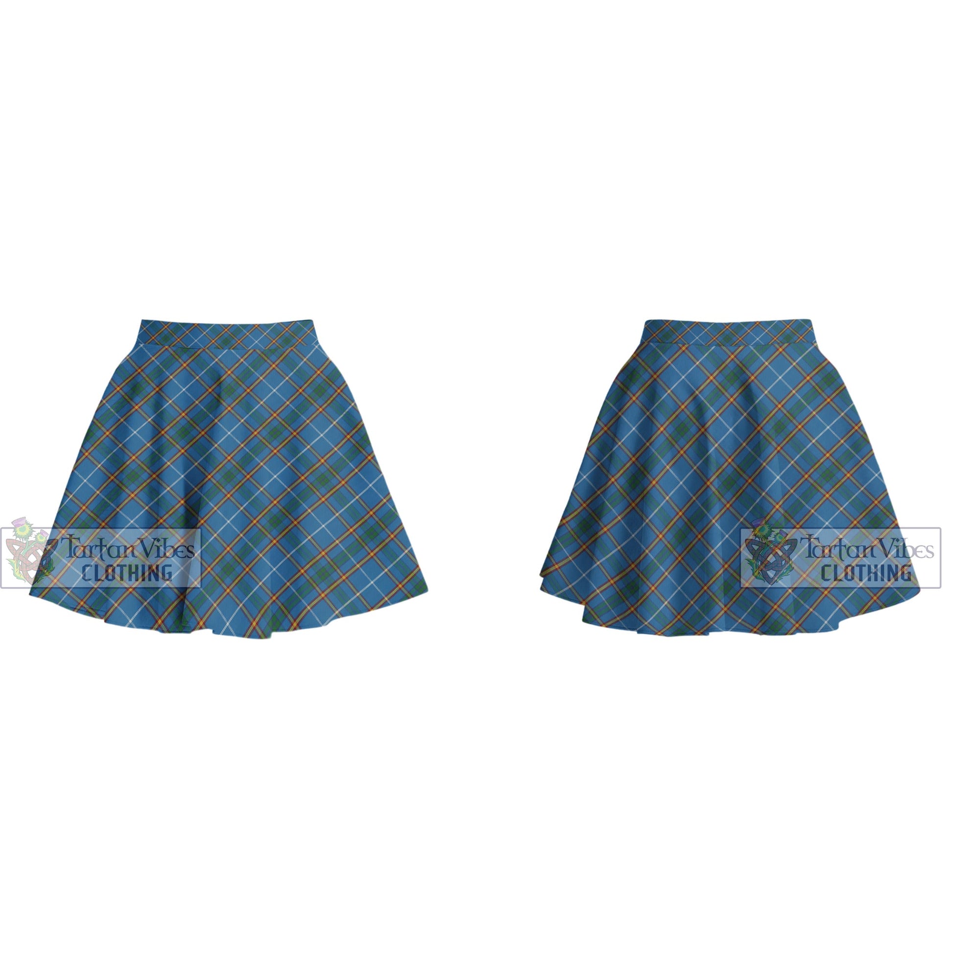 Tartan Vibes Clothing Bain Tartan Women's Plated Mini Skirt